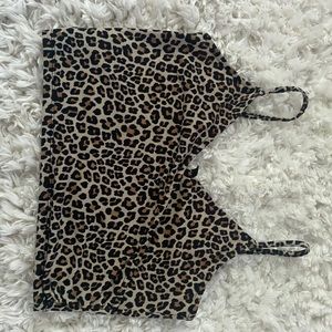 Cheetah tank top
